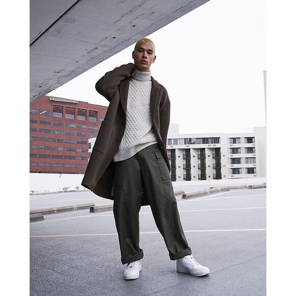 Nike Life Men's Cable Knit Turtleneck Sweater Large FB7770-072 - Picture 9 of 9